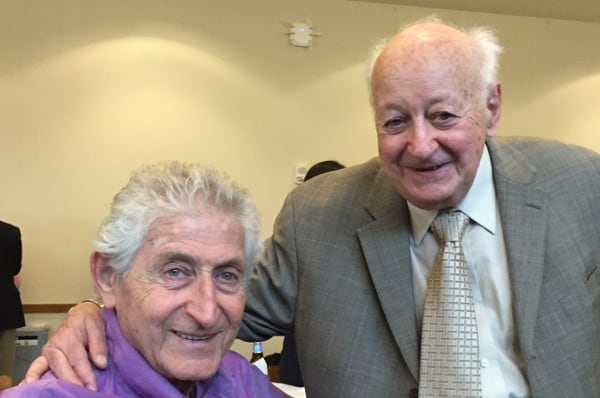 Yoram Barzel and Harold Demsetz at ISNIE 2015.